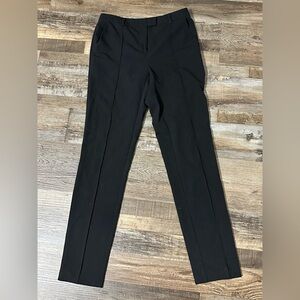 Topshop Tall 4 pants black straight cut long length dress slacks